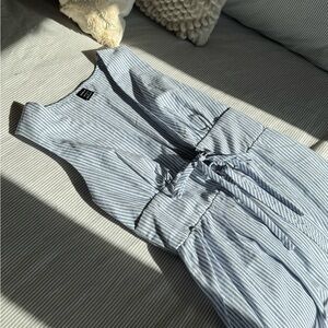 Stripped Midi Sun Dress